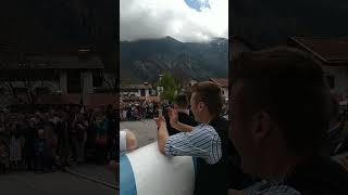 Bayrischzell - Aufstellen des Maibaumes - Tanz der Jugend - 1