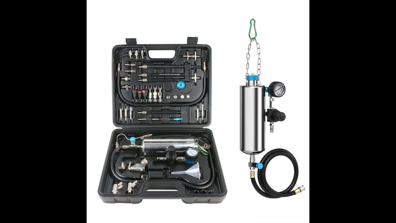 C100 Car Fuel Injector Cleaning Machine Cleaner Tester Universal Non Dismantle Tool