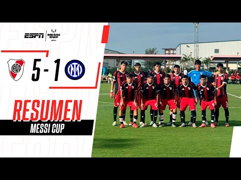 ¡SE FLOREÓ EL MILLONARIO FRENTE AL INTER EN LA MESSI CUP! River 5-1 Inter | RESUMEN