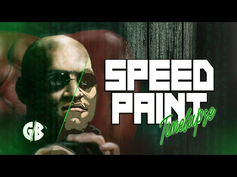 Morpheus | The Matrix | Speedpaint Timelapse