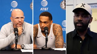 Dallas Mavericks vs. Minnesota T-Wolves | Jason Kidd, P.J. Washington, Kyrie Irving postgame 1.22.25