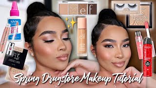 DRUGSTORE MAKEUP TUTORIAL 🌸✨ | GLOWY SPRING Makeup Look | Step-By-Step Makeup Tutorial 2025