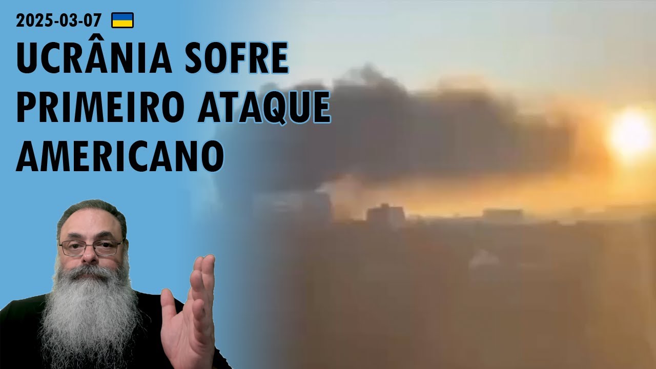 #Ucrânia 2025-03-07: UCRÂNIA sofre ATAQUE CONJUNTO de MÍSSEIS de DRONES de RÚSSIA e ESTADOS UNIDOS