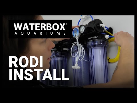 How to install a Waterbox Aquariums RO/DI 100GPD 4 and 5 stage system.
