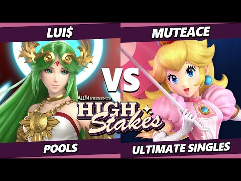 High Stakes - Lui$ (Palutena) Vs. MuteAce (Peach) Smash Ultimate - SSBU