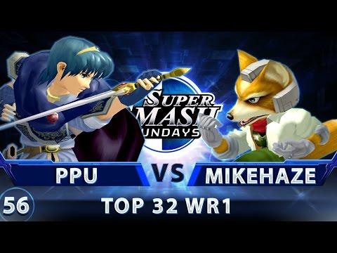 SSS 56 - CLG.PewPewU (Marth) vs. Obey | MikeHaze (Fox) - SSBM Top 32 WR1 - Smash Melee
