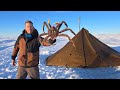Camping On Frozen Ocean 6 Days Fishing For King Crab Hunting Ptarmigan