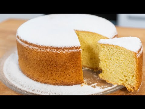 Torta Paradiso: La torta più soffice del mondo (ricetta antica della nonna) come NUVOLA!