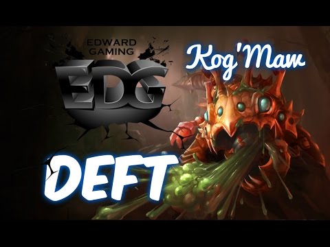 EDG Deft KOG'MAW ADC vs Tristana Patch 5.17 | League of Legends