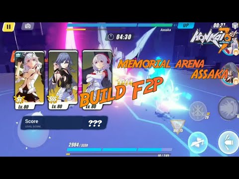 Honkai Impact3rd memorial arena boss assaka build f2p