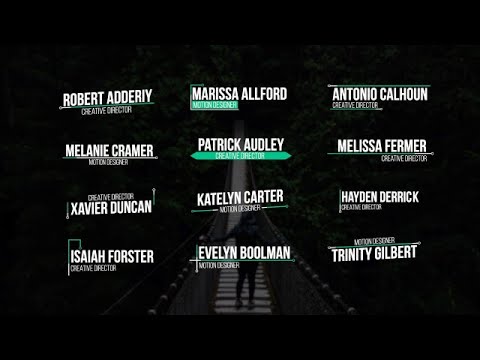 Elegant Lower Third Final Cut Pro Templates