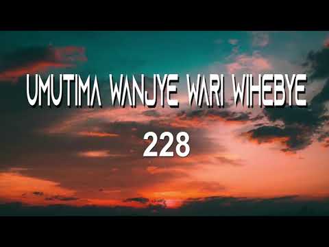 228. Umutima wange wariwihebye (Indirimbo zo Guhimbaza Imana 500)