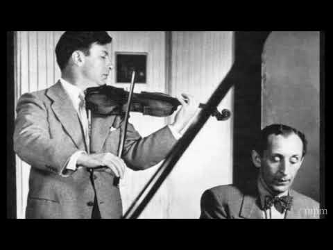 Nathan Milstein & Vladimir Horowitz - Brahms Violin Sonata no. 3