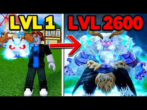 LEVEL 1 AL 2600 CON LA NUEVA YETI EN BLOX FRUITS!