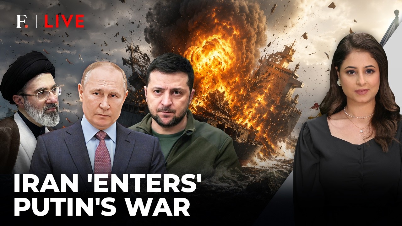 Iran Threatens 'Freeloader' Zelensky After Deadly Strike on Caspian Sea Ship | Firstpost Live