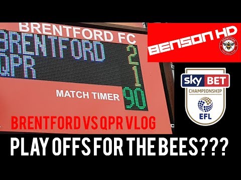 BRENTFORD VS QPR VLOG | IMPORTANT WIN! ALL GOALS