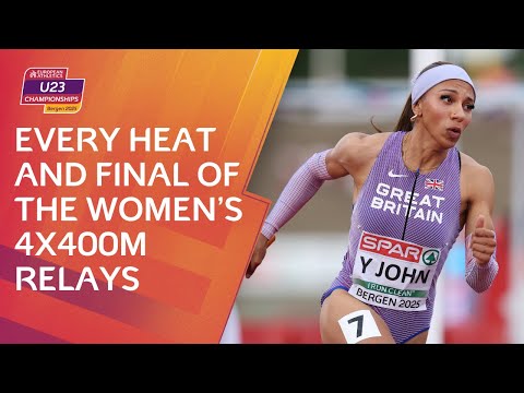 EVERY Heat and Final of the Women's 4x400m Relays | Bergen 2025