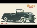 1950 Willys Jeepster, the phaeton jeep￼￼