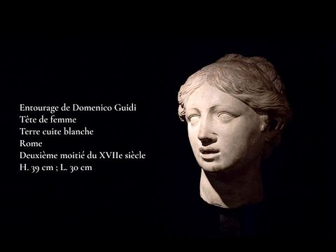 Entourage de Domenico Guidi - Tête de femme