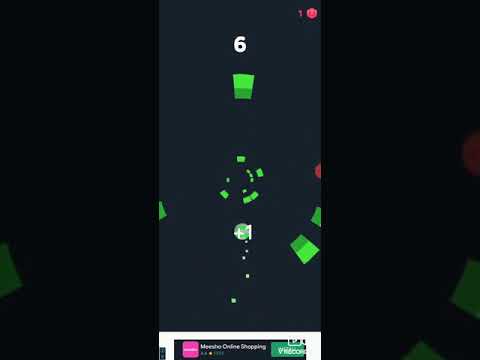 Playing Rolly Vortex || (Gameplay #3) || (Using 2nd chance and beating the score)