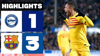 DEPORTIVO ALAVÉS 1 - 3 FC BARCELONA | RESUMEN LALIGA EA SPORTS