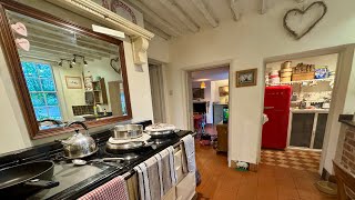 Clean Kitchen And Mud Room With Me-Vacuum , Mop And My Decluttering Progress