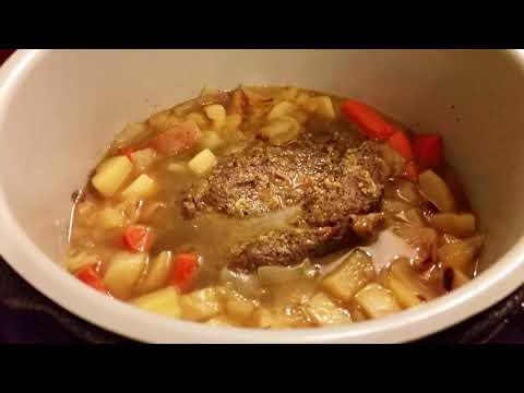 Ninja Foodi Beef Chuck Roast with Roasted Root...