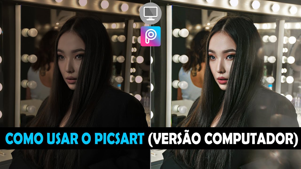 PicsArt Computer | How to use, lighten dark photo, change photo angle, basic adjustments, etc.