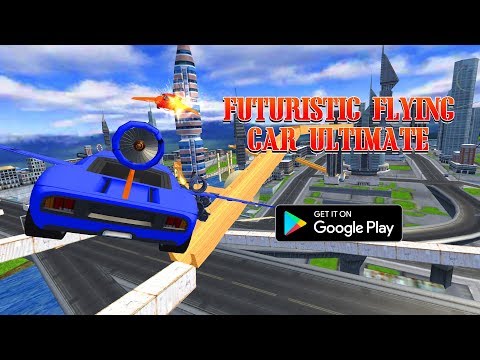 Futuristic Flying Car Ultimate - Aim and Fire Video