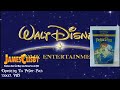 Opening To Peter Pan 2002 VHS