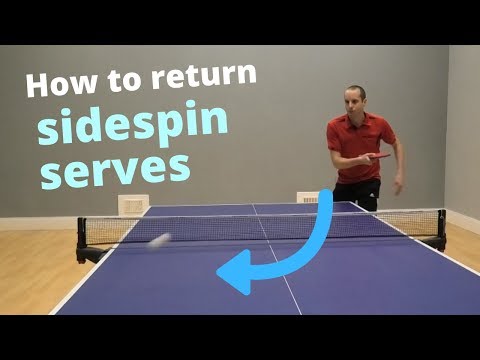 How to return different types of sidespin serve