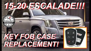 Cadillac Escalade Key Fob Case & Battery Replacement 2015-2020 How To Change CT6 ATS CTS SRX XTS V