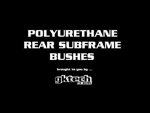 GKTech Polyurethane Rear Subframe Riser Bushing Install