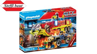 Playmobil City Action 70557 Fire Engine with Truck unboxing & Build