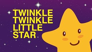 Twinkle Twinkle Little Star Nursery Rhyme With Lyrics - Cartoon Animation Rhymes &amp; Baby Songs