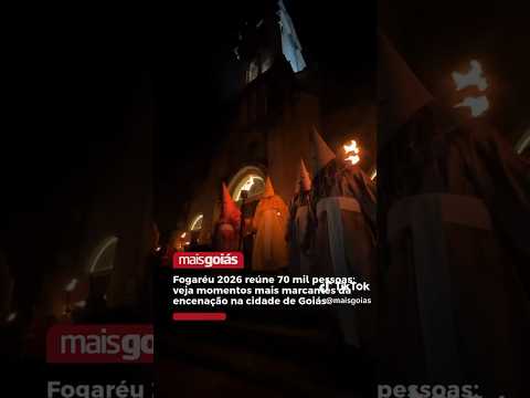 Procissão do Fogareu na cidade de Goiás #brasil #2026 #goiás #agro #catolico #caiado #rvd #papa