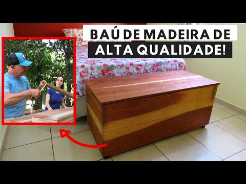 HOW TO MAKE A WOODEN CHEST! #claratododia