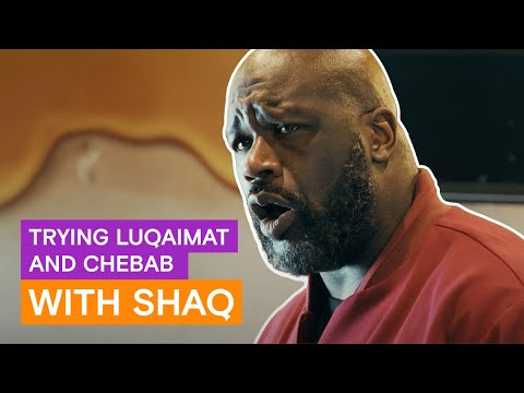 Street bites with Shaq - The Finest Luqaimat Abu Dhabi has to offer