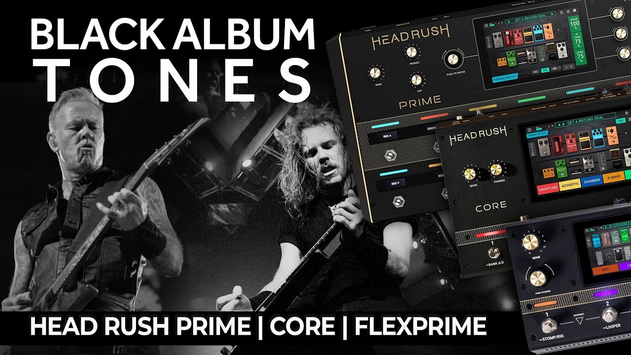 DVK055 - Black Album Tones - Headrush Flex Prime ( 53 scenes ) - Video Preview 1