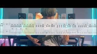 【ギター 】【TAB譜付き】Roselia - Re:birth day -『バンドリ 』/Guitar + Drum + bass + piano Only【練習用にも】