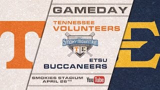 ETSU Baseball vs University of Tennessee at Smokies Stadium  4/26/2017