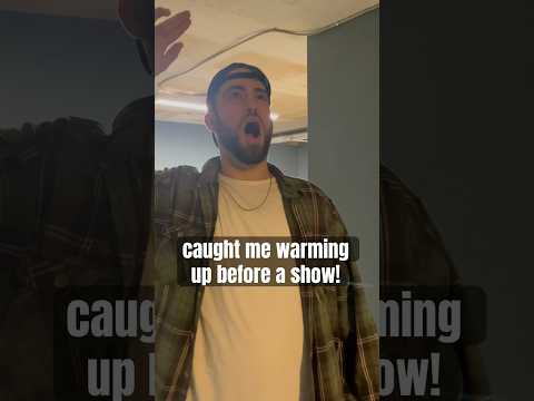 Sam Lachow - Pre-Show Vocal Warm Up! #shorts