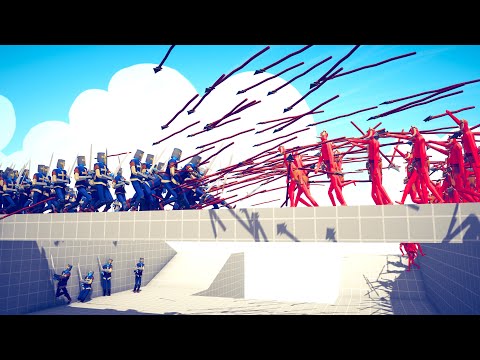 50x SPEAR THOWERS vs 50x EVERY UNIT - Totally Accurate Battle Simulator TABS