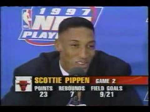 1997 NBA on NBC Press Conference - Jordan Pippen Game 2 ECF vs. Heat
