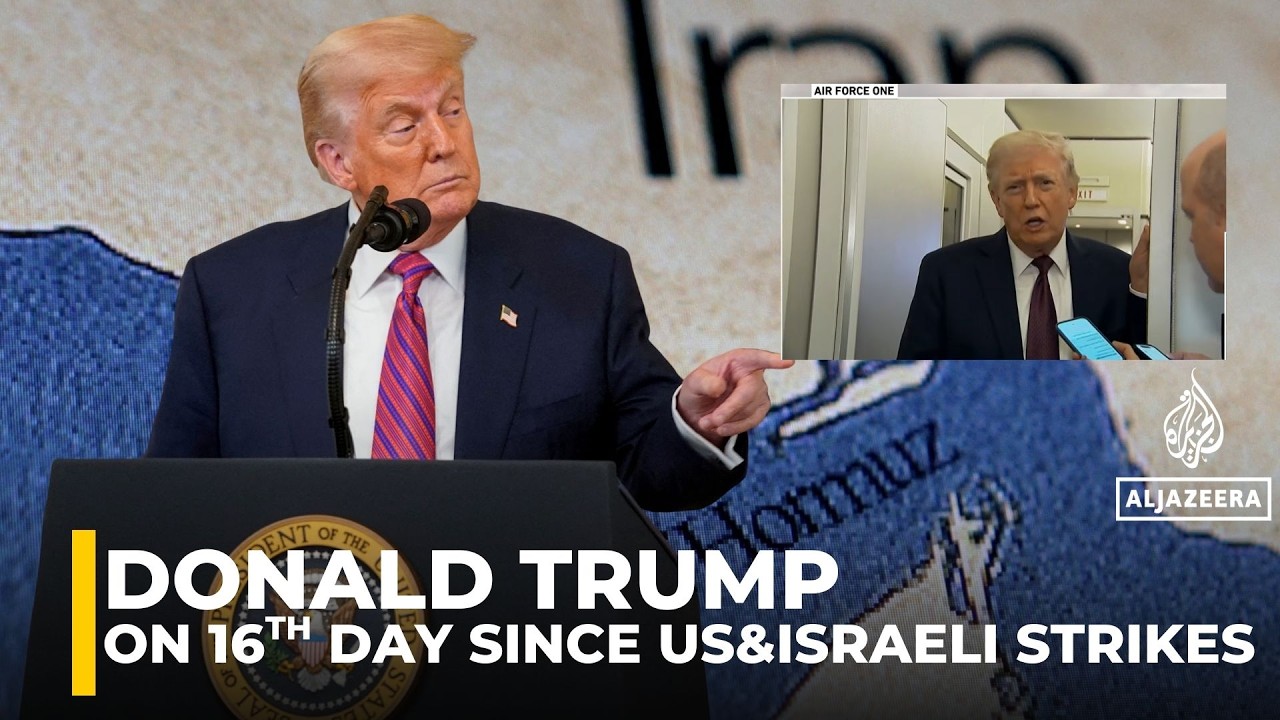 Trump says US ‘hitting’ Iran’s drone factories