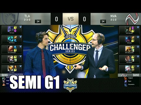 Team Liquid Academy vs Nova eSports | Game 1 Semi Finals S6 NACS Summer 2016 | TLA vs NVA G1 1080p