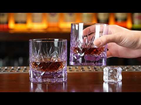 KAMMAK purple whiskey glasses video