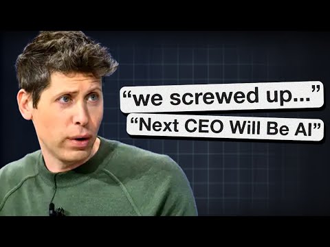 Sam Altman SHOCKS Again: "Next OpenAI CEO Could Be AI"