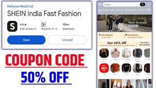 Shein Coupon Code 2026 🔥 100% Working With Live Proof