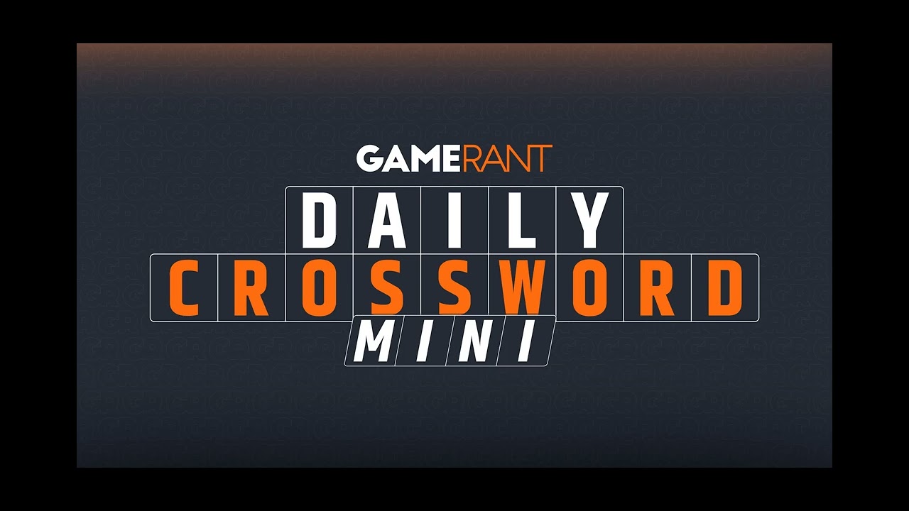 Can YOU Solve Today's GameRant Crossword? (April 19th)